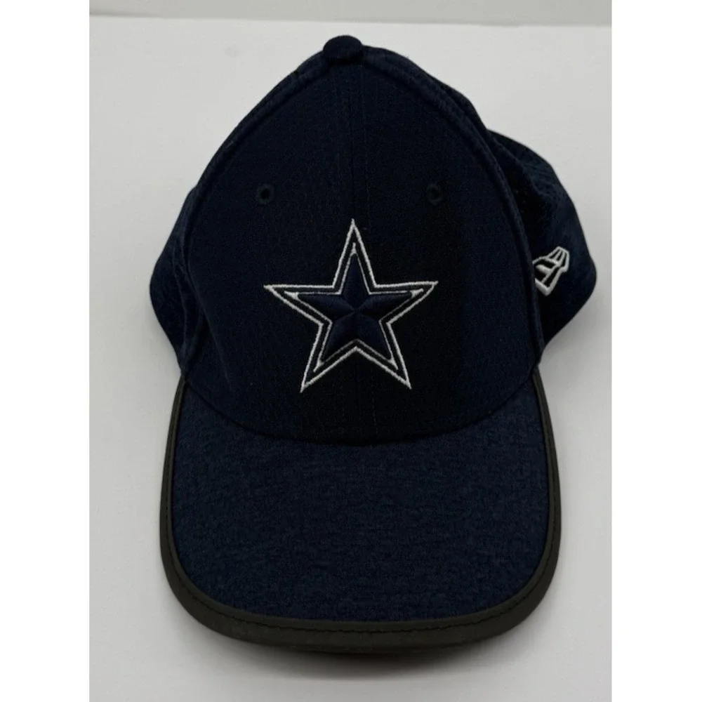 Dallas Cowboys New Era 39THIRTY Hat Navy Blue Stretch Fit Child Youth NFL Cap